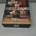 Orchid Building Sets Artificial Flowers Plant Gifts Her Adults Girls Botanical Collection for Home Kitchen Desk Decor