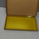 ROYALITA Acrylic Tray Bathroom Tray for Countertop, Guest Towel Holder Tray for Napkin Perfume Jewelry Makeup, Vanity Trays for Soap Dispenser, Aromatherapy, Cup & Candle, Yellow