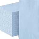 NatNarr 120 Pcs Light Blue Napkins Disposable Blue Dinner Napkin Decorative Guest Bathroom Napkins Baby Blue Paper Napkins for Wedding, Baby Shower, Bathroom, Kithchen