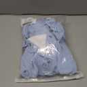 Beaully Women's Long Sleeve Crew Neck V Notch Ribbed Slim Fitted Casual Basic Top 6118 Light Blue Large