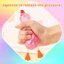 Cute Duck Squishy Sugar Stress Ball, Soft Duck Stress Relief Sugar Ball Squishy Ultra Squishy and Moldable Slow Rise Relaxing Sensory Stress for Anxiety (Pink)