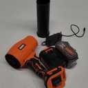 Leaf Blower Cordless with Battery and Charger, 500,000 RPM, Lightweight Handheld Design,Blower for Patio Cleaning,car Blowing Water, Lawn Care, Blowing Leaves and Dust (Bright Orange)