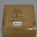 TKYGU 5x7 Picture Frame with Real Glass, 4 set Ornate Vintage Picture Frames for Wall or Tabletop Display, Gold 5 x 7 Frame for Wall home best gift