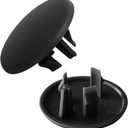 2PCS Armrest Cap Covers, Arm Rest Seat Accessories, Left or Right Rear Bucket Seats Arm Rest Handle Trim Bolt, Car Accessories Fit for Chevy Tahoe Escalade, Replace OEM#15279689 (Black)