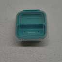 Sistema 1.24L Lunch Stack Square to Go Assorted Colours, Polypropylene, 1.24 Litre