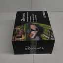 RAYMACE Rear Rack Bike Basket with Cargo Net and Liner Large Bicycle Basket Perfect Mount for Electric Bike (Black)