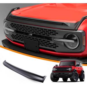 Hood Deflector Hood Protector Fits for Ford Bronco 2021 2022 2023 2024 2025 2/4-Door, Hood Shields Bug Deflector Stone Guard Cover, Black