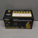 TitanFlex Heavy Duty Industrial Nitrile Gloves with Raised Diamond Texture, 6-mil, Latex Free (Yellow)
