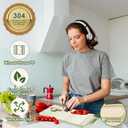 Stainless steel cutting board double sided with Wheat Straw PP & Grater. MYLLENE large size16X12". Food grade. Easy to clean. Durable. Eco-friendly