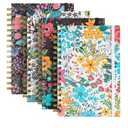 Spiral Notebook, B5 Lined Journal for women, Hardcover Spiral Journal with 2 Pockets, College Ruled Large Notebooks 7.48" x 10", 160 Pages Notebook for Office, School Supplies, Gifts