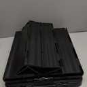 Portable Folding Toilet for Adults Camping, 300LBS Weight Capacity Porta Potty with Removable Toilet Paper Holder for Outdoor, Travel, RV, Boats and Emergency Use (XL with Cover)