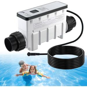 Upgraded Salt Cell Chlorine Generator Suitable for Pentair IntelliChlor EC-520555 520555,Replaces IC40 Swimming Pool Salt Cell,up to 40,000-Gallon