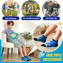 MOGGEI Kids Boys Ankle Socks Low Cut No Show Funny Cartoon Fun Cute Novelty Cotton Socks 6 Pairs (1-3T, Space)