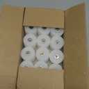 10 Hour White Votive Candles for Weddings Party Spa and Emergency, Set of 36 Unscented Bulk Candles for Restaurants and Home Decoration (1.5 Inch, 36 Pack)