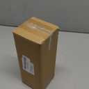 VITVITI Glass Mouthwash Dispenser for Bathroom, 8.8OZ Mouth Wash Container Bottle with Lid Cup, Small Clear Refillable Mouthwash Dispenser Decanter for Countertop, Black