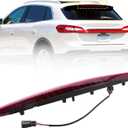 Upgrated FA1Z13A613AB FA1Z-13A613-AB Third Brake Light Compatible with Ford Lincoln MKX 2016 2017 2018, 3rd Brake Stop Light Assembly with Bulbs and Harness, High Mounted Rear Center Stop Lamp, New