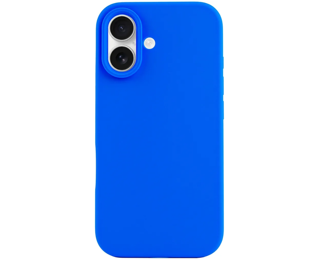 for iPhone 17 Genuine Liquid Silicone Case, Stain-Resistant, Heavy Duty Shockproof, Premium Minimalist Classic Basic Matte Phone Case Slim Fit Cover, 6.3" Screen 2025, Bright Blue - Royal Blue