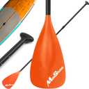 SUP Paddle - Adjustable 3 Pieces Stand Up Paddle Board Paddle with Unique Lock Design Floating Alloy Shaft Paddleboard Paddle