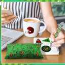 Football Stationery Set Football Lover Gifts 0.5mm Ballpoint Pens,Pencil Bag,Stickers for Office School Supplies Gifts