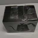 Tea Kettle with Thermometer Pot Black Stovetop Tea Kettle 40oz Gooseneck Kettle Teapot Pour Over Coffee Kettle with Thermometer,1200ml,6 Cup,Black,1Pack (1.3 Quarts)