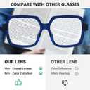 Eyekepper 6 Pack Metalless Screwless Spring Hinges Reading Glasses Oversized Square Readers for Men Women +2.25