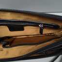 ili New York Genuine Leather Crossbody Bags for Women - Premium RFID Blocking Shoulder Bag Organizer with Adjustable Strap (One Size, Black)