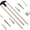 177 22 Caliber Gun Cleaning Kits for .22 Pellets Airsoft Gun Handgun 4.5/5.5mm Rifle Cleaning Rod Bore Brush Patches Cloth Supplies Firearms Pistol Hunting Shooting Accessories Maintenance