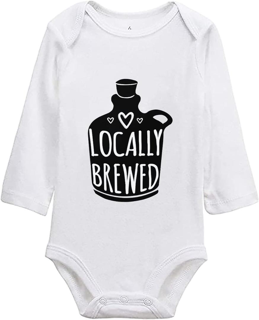 listery Cute Baby Bodysuit New Baby Girls Boys Home Baby Bodysuit Funny Sayings 3M