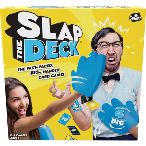 Goliath Slap The Deck Game - Fast-Paced Card Game with Big Foam Hands - Ages 7 and Up, 2-4 Players