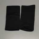 JUMISEE Men Women Warm Fleece Lined Knee Brace Leg Warmer Thermal Leg Sleeve Knee Support for Arthritis Pain Relief Yoga (Small, Black)