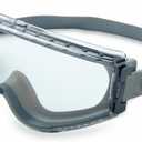 Honeywell UVEX Stealth Safety Goggles with Clear Uvextreme Anti-Fog Lens, Gray Body & Neoprene Headband (S3960C), Universal