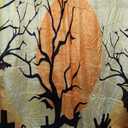 Halloween Blanket, Pumpkin Halloween Throw Blanket, Soft Cozy Flannel Fall Spooky Blankets for Party Couch Sofa Bed Home, Ideal Gifts for Kids Adults Family (Yellow, 50x60 inch)