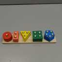 Tonberless Montessori Toys for 1 2 3 Year Old Boy Girl, Toys for Ages 2-4 Toddlers Kids Baby, 1 2 Year Old Birthday Gifts, Wooden Learning Puzzles Easter Basket Stuffers Toys for Toddlers 1-3