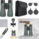 12x50 UHD Binoculars for Adults High Powered with Upgraded Phone Adapter - Large View, Lightweight, IPX7 Waterproof, BAK4 Prism - Binoculars for Hunting Bird Watching Cruise