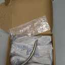 homdiy 10 Pack 5 Inch Brushed Nickel Cabinet Pulls Arched Drawer Handles Solid Hardware for Kitchen and Bathroom Dresser