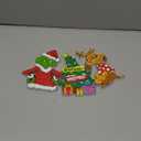 3pcs Christmas Wooden Table Signs, Christmas Tree Dog centerpieces Tiered Tray Decorations Set for Xmas Holiday Winter Parties Indoor Home Table Top Decorations