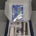 LCF 360 Rotating Stainless-Steel Faucet Water Filter - High Flow, Mineral-Enhanced Tap Water Filter, Reduces Chlorine, Heavy Metals and Bad Taste, Easy Install, 320 Gallons, Kitchen Sink Ideal