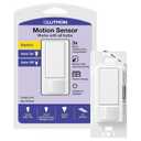 Lutron Maestro Motion Sensor Light Switch for Bathroom, Garage, Laundry Room, and Closet, for Any Light Bulbs, Occupancy and Vacancy Sensor, Single-Pole Only, No Neutral Required, MS-OPS2-WH, White (1 Pack)