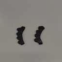 ZNDIJE Toe Separators for Functional Fitness Athletes - Toe Straighteners for Foot Pain Relief and Plantar Fasciitis - Fix Feet - Fix Toes - Fix Bunions - Toe Spacers for Crossfit Dark Black-A