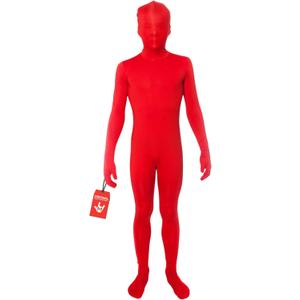 Morphsuits Kids Red Bodysuit Costume, Kids Red Suit Costume, Boys Small