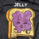 Jelly Toast Cute Matching Halloween Couples Him and Her T-Shirt, L