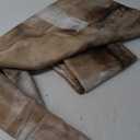 LALILO Beige Grey Kitchen Curtains Abstract Art Valances for Windows Blackout Window Treatment Valances Rod Pocket Curtain Valance for Bathroom Bedroom Living Room Cafe,52 X 18 Inch, 2 Panel