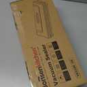 Bonsenkitchen Vacuum Sealer Machine with 40 Bags | Compact Food Sealer for Kitchen Storage & Meal Prep | Multiple Modes | External Vacuum System, Silver