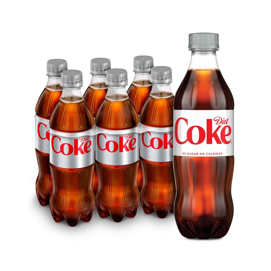Diet Coke, 16.9 fl oz, 6 Pack (BB-03Feb2025)
