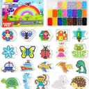 FUNZBO 13200 5mm Fuse Beads Kit - Fuse Beads Set with 20 pcs Special Shaped Pegboards, Home School Arts and Crafts Supplies for Kids, Birthday Gifts for Girls and Boys Age 5+ Years Old