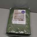 MIULEE Velvet Curtains Olive Green Elegant Grommet Curtains Thermal Insulated Soundproof Room Darkening Drapes for Classical Living Room Bedroom Decor 52 x 84 Inch Set of 2