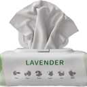 400 Dog Wipes for Paws and Butt Ears Eyes | Organic Pet Wipes for Dogs | Lavender Scented Dog Wipes Cleaning Deodorizing | Extra Thick Paw Wipes for Dogs Cats Pets | Bonus Glove Wipes Included