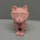Holiday Home Sitting Cat Decor - Pink
, 8.7”