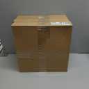 4 x 5FT Artificial Pencil Christmas Tree, Red Green White Pop Up Small Christmas Tinsel Tree, for Home Holiday Porch Fireplace Xmas Indoor Party Decoration.