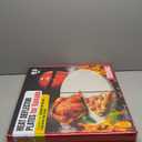 Half-Moon Ceramic Heat Deflector Plates for Kamado Joe Big Joe I, II, III - 19.8 Inch Pizza Stone - Kamado Joe Accessories and Replacement Parts by Smoker Chef - 2-Pack